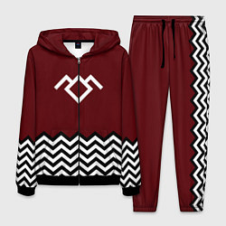 Костюм мужской Твин Пикс - лого, цвет: 3D-черный