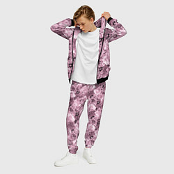 Костюм мужской Розовые лабубы паттерн, цвет: 3D-черный — фото 2