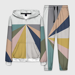 Костюм мужской Черное солнце красная луна, цвет: 3D-белый