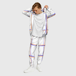 Костюм мужской Neon white orange light blue, цвет: 3D-меланж — фото 2