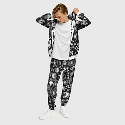 Костюм мужской Doom логотипы ведьмак, цвет: 3D-белый — фото 2