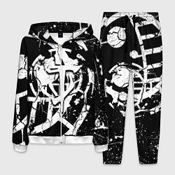 Костюм мужской Doom smile game, цвет: 3D-белый