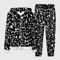 Костюм мужской Черный камуфляж, цвет: 3D-белый