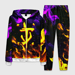 Костюм мужской Doom огненный стиль, цвет: 3D-белый