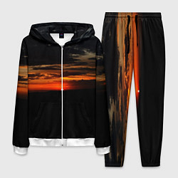 Костюм мужской Закат на плато, цвет: 3D-белый