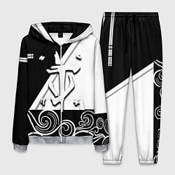 Костюм мужской Doom стильная геометрия, цвет: 3D-меланж