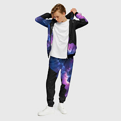 Костюм мужской Потеки космической краски, цвет: 3D-черный — фото 2