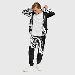Костюм мужской Borussia дракон белый, цвет: 3D-меланж — фото 2