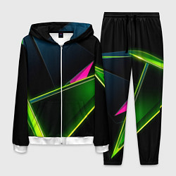 Костюм мужской Неоновое освещение, цвет: 3D-белый