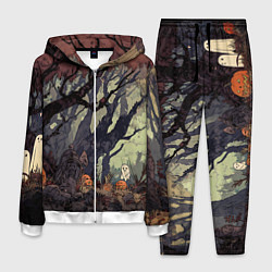 Костюм мужской Призрачный лес, цвет: 3D-белый