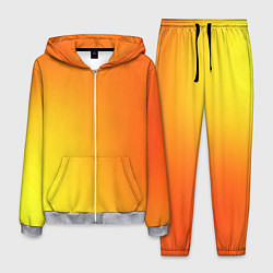 Мужской костюм Color orange red