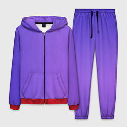 Костюм мужской Color purple gradient, цвет: 3D-красный