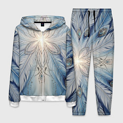 Мужской костюм Ледяной перьевой орнамент со светом