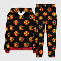 Костюм мужской Manchester United Pattern, цвет: 3D-красный