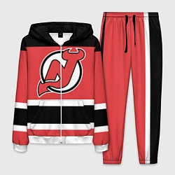 Костюм мужской New Jersey Devils, цвет: 3D-белый