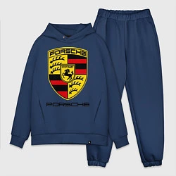 Мужской костюм оверсайз Porsche Stuttgart, цвет: тёмно-синий