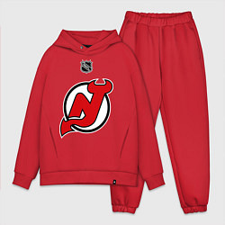 Мужской костюм оверсайз New Jersey Devils: Kovalchuk 17, цвет: красный