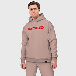 Мужской костюм оверсайз IDDQD Doom, цвет: пыльно-розовый — фото 2