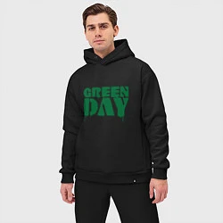 Мужской костюм оверсайз Green Day, цвет: черный — фото 2