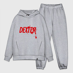 Мужской костюм оверсайз Dexter Blood, цвет: меланж