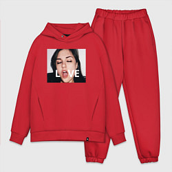 Мужской костюм оверсайз Sasha Grey LOVE, цвет: красный