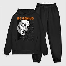 Мужской костюм оверсайз Dali: Be Genius, цвет: черный