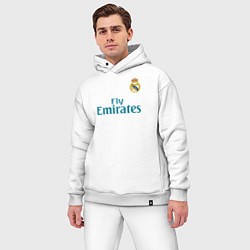 Мужской костюм оверсайз Real Madrid: Ronaldo 07, цвет: белый — фото 2