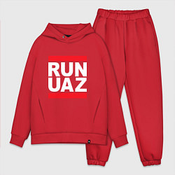 Мужской костюм оверсайз Run UAZ, цвет: красный