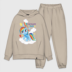 Мужской костюм оверсайз Rainbow Dash