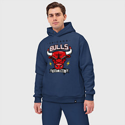 Мужской костюм оверсайз Chicago Bulls est. 1966, цвет: тёмно-синий — фото 2