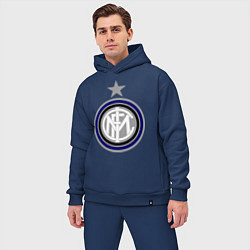 Мужской костюм оверсайз Inter FC, цвет: тёмно-синий — фото 2