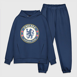 Мужской костюм оверсайз Chelsea FC цвета тёмно-синий — фото 1