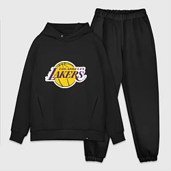 Мужской костюм оверсайз LA Lakers, цвет: черный