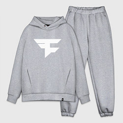 Мужской костюм оверсайз FAZE Symbol, цвет: меланж