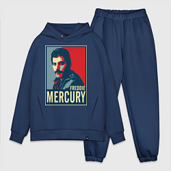 Мужской костюм оверсайз Freddie Mercury, цвет: тёмно-синий