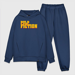 Мужской костюм оверсайз Pulp Fiction, цвет: тёмно-синий