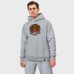 Мужской костюм оверсайз Biker Mice from Mars Throttle, цвет: меланж — фото 2