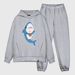 Мужской костюм оверсайз Hype Shark