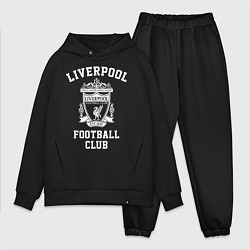 Мужской костюм оверсайз Liverpool: Football Club цвета черный — фото 1