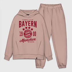 Мужской костюм оверсайз Bayern Munchen 1900, цвет: пыльно-розовый