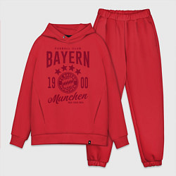 Мужской костюм оверсайз Bayern Munchen 1900, цвет: красный