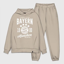 Мужской костюм оверсайз Bayern Munchen 1900, цвет: миндальный