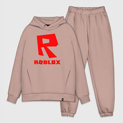 Мужской костюм оверсайз ROBLOX, цвет: пыльно-розовый