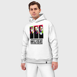 Мужской костюм оверсайз Muse Art, цвет: белый — фото 2