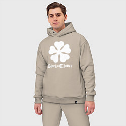 Мужской костюм оверсайз Black Clover, цвет: миндальный — фото 2