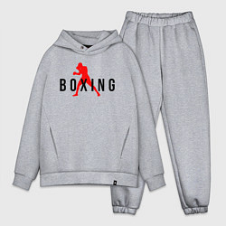 Мужской костюм оверсайз Boxing indastry, цвет: меланж