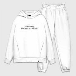 Мужской костюм оверсайз Directed by Robert Weide, цвет: белый