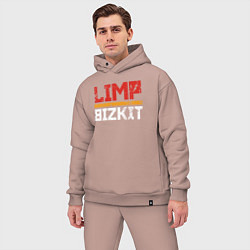 Мужской костюм оверсайз LIMP BIZKIT, цвет: пыльно-розовый — фото 2