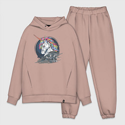 Мужской костюм оверсайз Единорог Rock