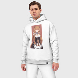 Мужской костюм оверсайз Raphtalia, цвет: белый — фото 2